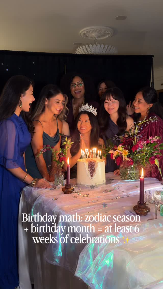 Birthday math hehe 🥳✨ at this point, every day is my birthday 😁 I’ve basically been celebrating since the start of Taurus season, when @asideofsweet kicked things off with her birthday and let all the girls join in on the fun 🎉

6 of us in this video all have birthdays within a few weeks of each other and 4 people on my current South Africa trip also have birthdays near mine! Guess I gravitate toward Taurus energy ♉️