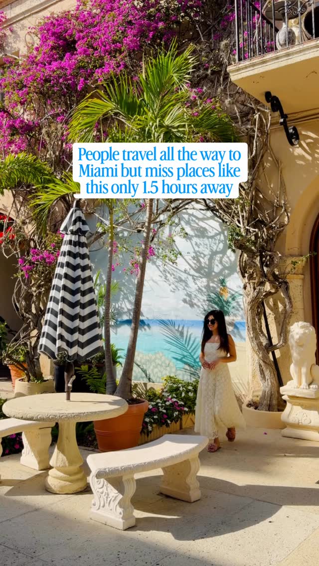 People fly all the way to Miami, but miss places like Palm Beach just 1.5 hours away ✨

With palm-lined streets, pastel buildings, hidden courtyards, luxury shopping on Worth Avenue, and crystal-blue water, it almost feels like the Europe of Florida 💎

If you’re planning a Miami trip, add a Palm Beach day trip to your itinerary 🌴 It’s one of the most beautiful towns in Florida and surprisingly easy to get to.

You can rent a car in Miami for as little as $10 a day with @discovercars, or take the @brightline train to West Palm Beach, which is only about a 10-minute Uber to Palm Beach.

No excuses 😄 Check my last post for 10 things to do in Palm Beach 🏝️

#PalmBeach #PalmBeachFlorida #WorthAvenue #MiamiTravel #FloridaTravel
