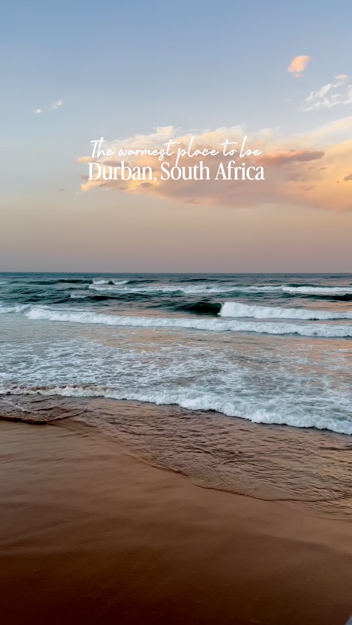 Sunset at the warmest place to be in South Africa 🌅
