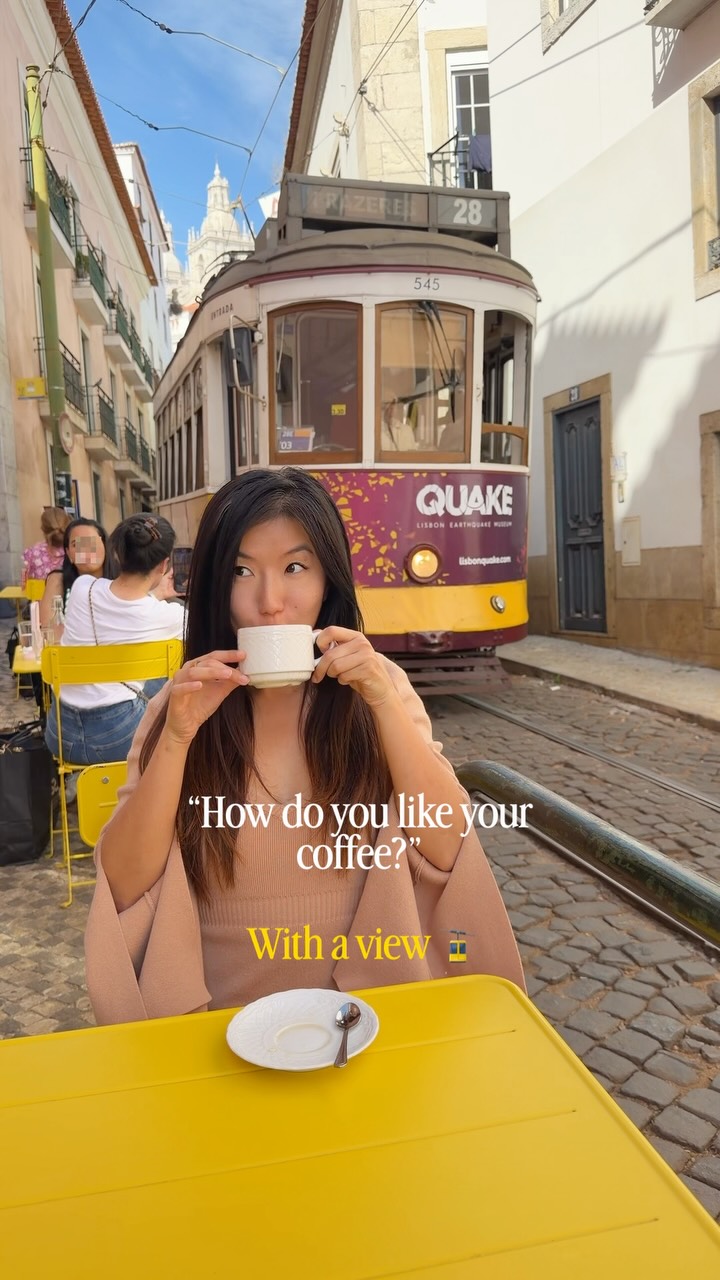 Comment ‘tram’ for a link to this exact location in Lisbon 😊🚡