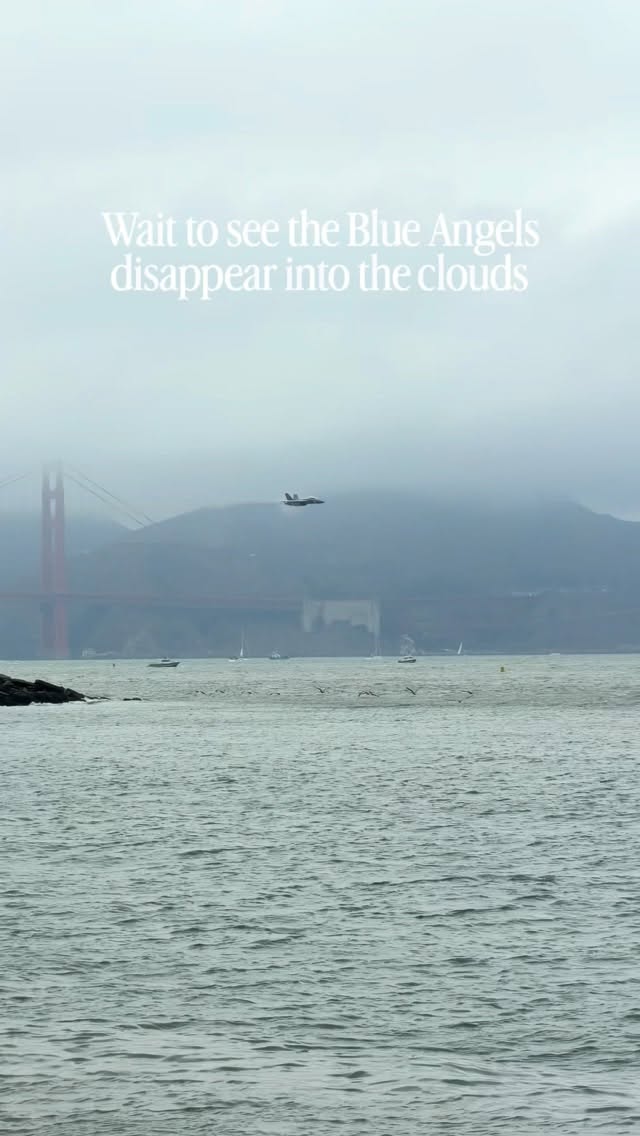 Sooo cool seeing the halos on the plane!! ✈️ worth it even though I heard you couldn’t see the planes most of the day (I came at the very end and was able to see them fly into the clouds hehe)

📅 SF Fleet Week 2026 Day 1
📍 Marina Green Corporate Tents, San Francisco, California