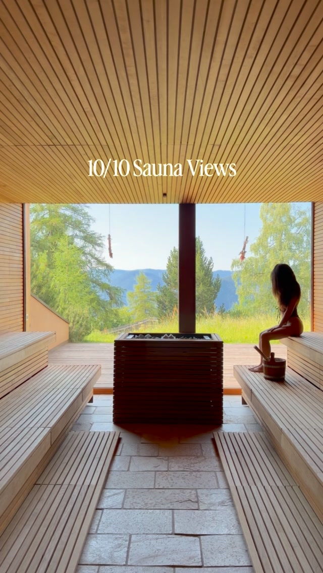 Who wants to sauna in a forest near the Dolomites, Italy 🇮🇹🌲