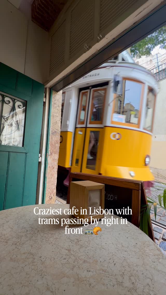 Be careful when you step outside this cafe because the tram line is barely a foot outside the door 😅 makes for quite the adventure lol

📍 Fora Artisan Bakery, Lisbon, Portugal