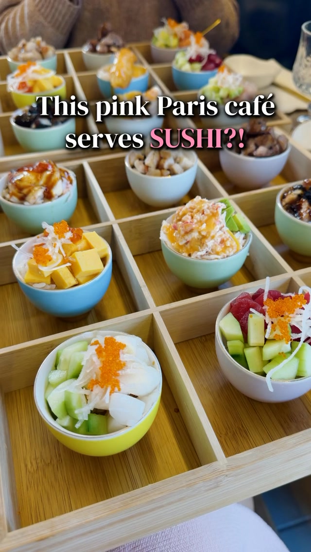 Paris vibes, no flight needed ✈️🎀 …and it serves sushi 🍣

📍 Sucre d’Amour Café · Fremont, CA

Save for your next girls’ date 💕