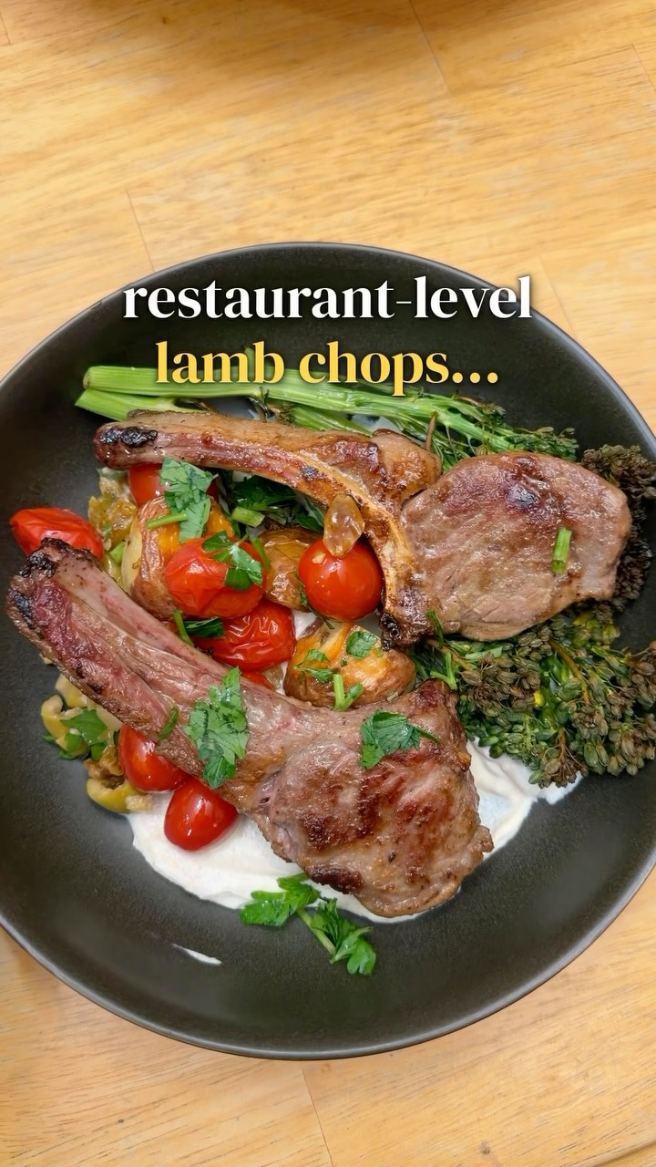The easiest lamb chops I’ve ever made (the spiced yogurt is the secret) 🍋

Meal 1 of 4 from my @hellofresh box: cumin lamb chops with spiced yogurt, blistered tomatoes and broccolini 🥦

Get 10 free meals spread out over different orders, plus free breakfast for life, comment link to get the offer 🔗

Follow @traveljeanieous for more ✨