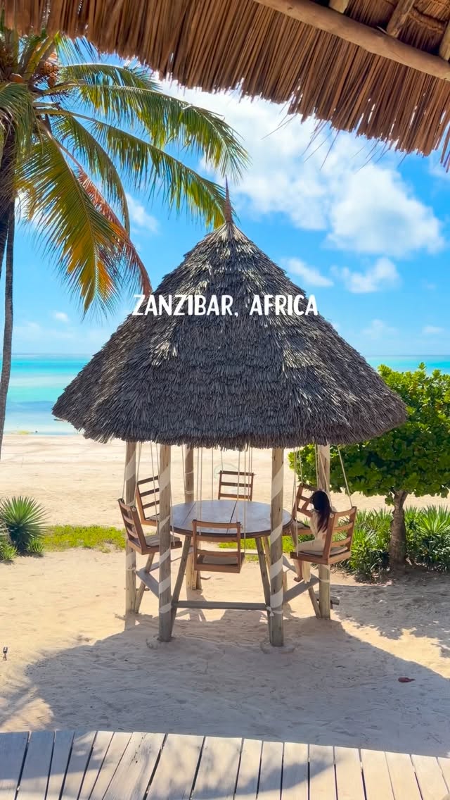 Africa’s coast 😍 look at how blue the water is 🤤 Zanzibar is such a hidden gem 💎
